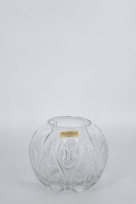 German Crystal Ball Vase from Nachtmann, 1960s-ZAA-901316