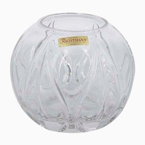 German Crystal Ball Vase from Nachtmann, 1960s-ZAA-901316