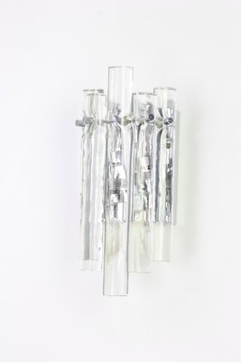 German Crystal Rod Sconces by Kinkeldey, 1970s, Set of 2-UGR-1085573