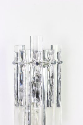 German Crystal Rod Sconces by Kinkeldey, 1970s, Set of 2-UGR-1085573