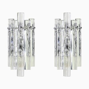 German Crystal Rod Sconces from Kinkeldey, 1970s, Set of 2-UGR-1086171