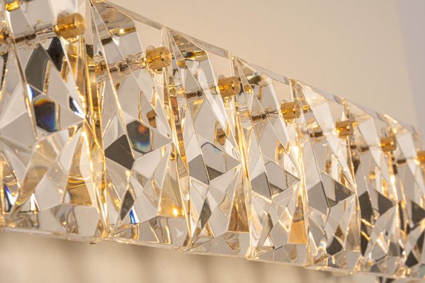 German Crystal Wall Light by Kinkeldey, 1970s-UGR-1179945