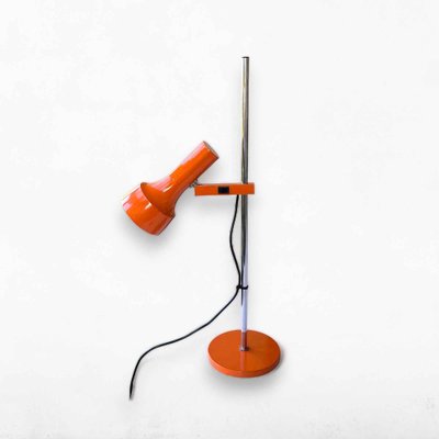 German Desk Lamp in Orange from Kaiser Leuchten, 1970s-XCC-1812464