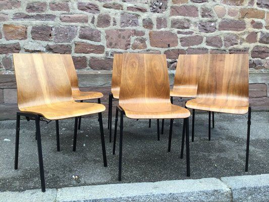 German Dining Chairs from Drabert, 1960s, Set of 6-GQM-812159