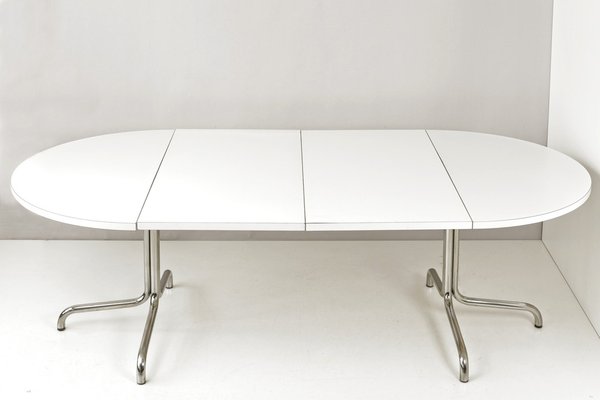 German Extendable Table with Steeltube fromThonet, 1969-LOB-1235790