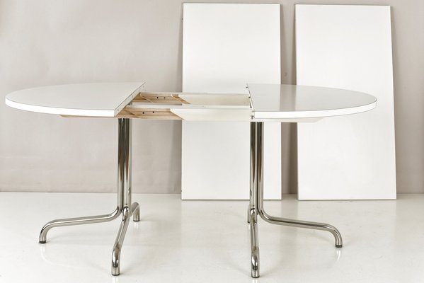 German Extendable Table with Steeltube fromThonet, 1969-LOB-1235790