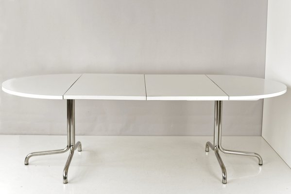 German Extendable Table with Steeltube fromThonet, 1969-LOB-1235790