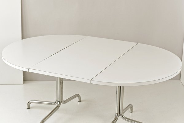 German Extendable Table with Steeltube fromThonet, 1969-LOB-1235790