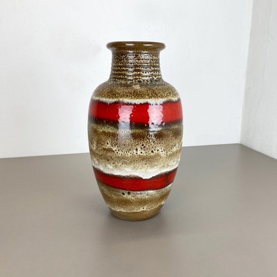 German Fat Lava Ceramic Pottery Floor Vase by Heinz Siery for Carstens Tönnieshof, 1970s-QZ-1140542