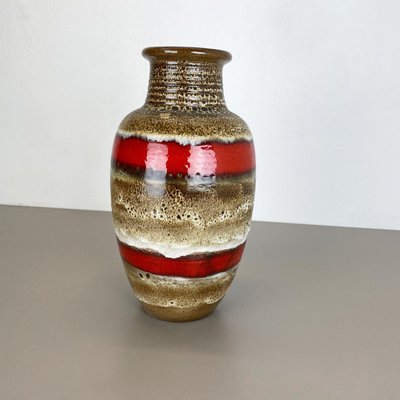 German Fat Lava Ceramic Pottery Floor Vase by Heinz Siery for Carstens Tönnieshof, 1970s-QZ-1140542