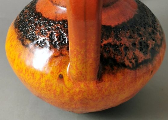 German Fat Lava Colored and Glazed Ceramic Pitcher, 1968-QRS-1721554