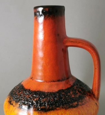 German Fat Lava Colored and Glazed Ceramic Pitcher, 1968-QRS-1721554