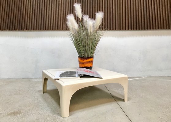 German Fiberglass Plastic Side or Coffee Table, 1960s-JP-754452