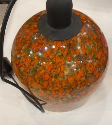 German Glass Ceiling Lamp from Peill & Putzler, 1970s-NUC-1450104