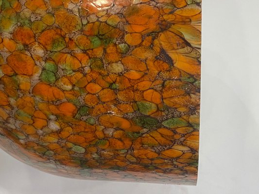 German Glass Ceiling Lamp from Peill & Putzler, 1970s-NUC-1450104