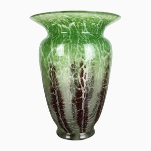 German Glass Vase by Karl Wiedmann for WMF Ikora, 1930s-QZ-1151879