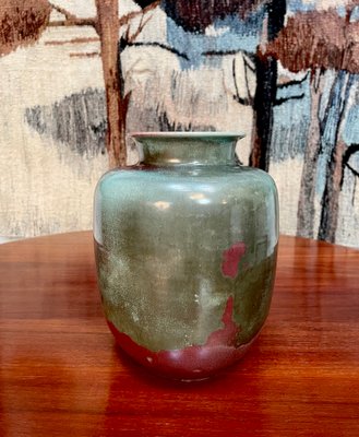 German Glazed Ceramic Studio Art Vase by Richard Uhlemeyer, 1940s-JP-1387949