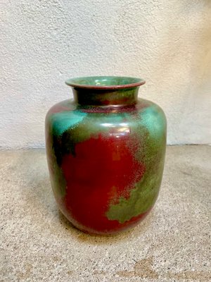 German Glazed Ceramic Studio Art Vase by Richard Uhlemeyer, 1940s-JP-1387949