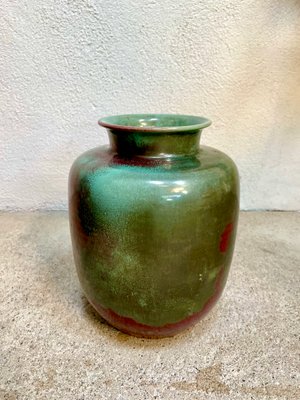 German Glazed Ceramic Studio Art Vase by Richard Uhlemeyer, 1940s-JP-1387949