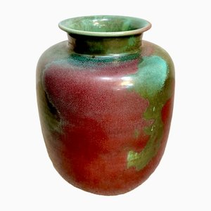 German Glazed Ceramic Studio Art Vase by Richard Uhlemeyer, 1940s-JP-1387949