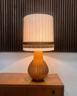 German Glazed Ceramic Table Lamp from Kaiser Leuchten, 1960s-JP-967435