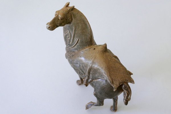 German Glazed Pottery Horse Sculpture by Harro Frey, 1970s-WPT-627394