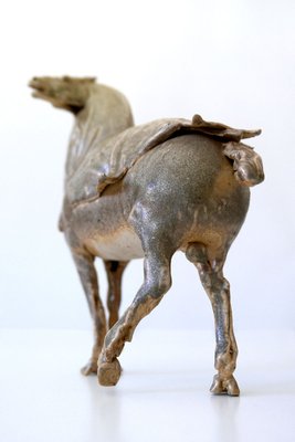 German Glazed Pottery Horse Sculpture by Harro Frey, 1970s-WPT-627394