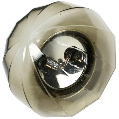 German Globe Wall Light from Glashütte Limburg, Germany, 1970s-QZ-1053125