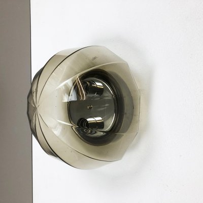 German Globe Wall Light from Glashütte Limburg, Germany, 1970s-QZ-1053125