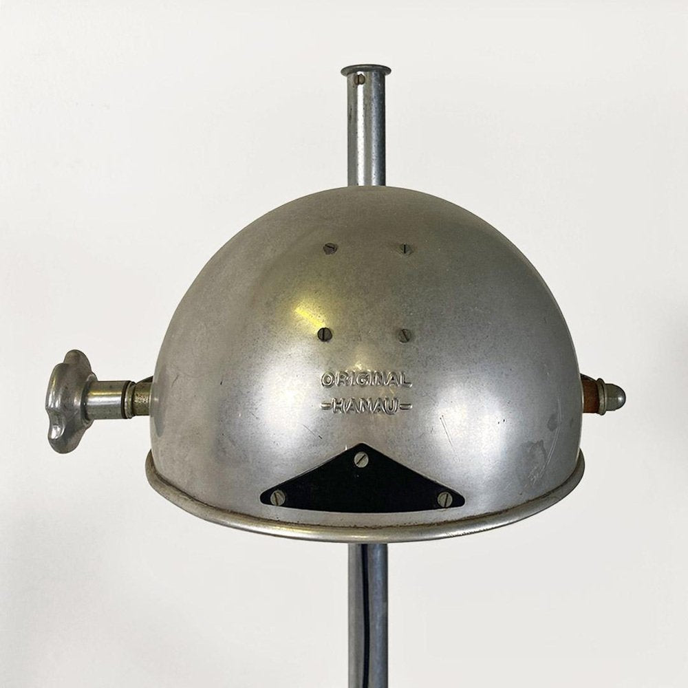 German Hanau Land Lamp in Metal and Steel, 1930