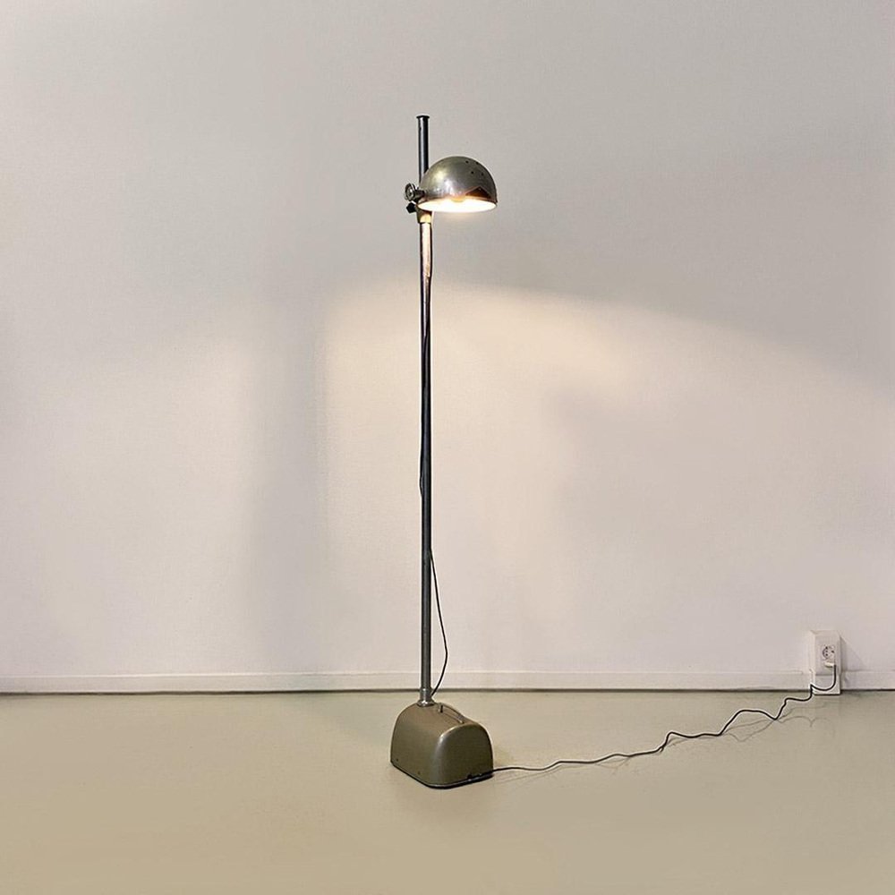 German Hanau Land Lamp in Metal and Steel, 1930