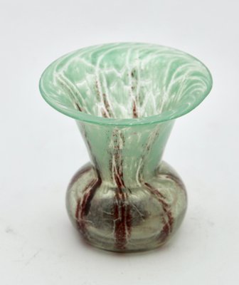 German Ikora Art Glass Vase by Karl Wiedmann for WMF, 1930s-MJY-1150420