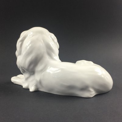 German Japanese Chin Dog Figurine in Porcelain by Erich Hösel for Meissen, 1950s-BMM-1345208