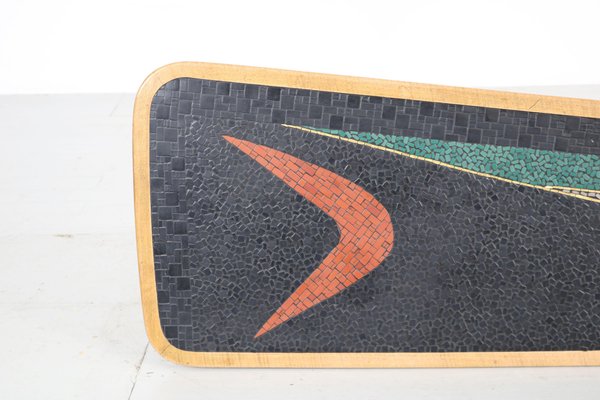 German L-Shaped Mosaic Side Table, 1950s-AA-1314135