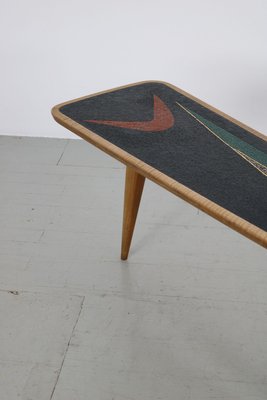 German L-Shaped Mosaic Side Table, 1950s-AA-1314135