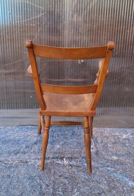 German Landlord Armchair in Elm and Beech Wood, 1900s-HOI-2043467