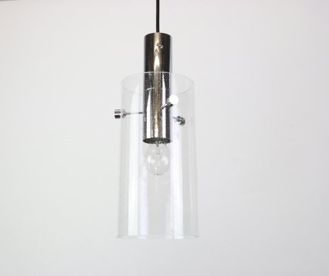 German Lantern Pendant with Glass Shade by Limburg, 1960s-UGR-1085478