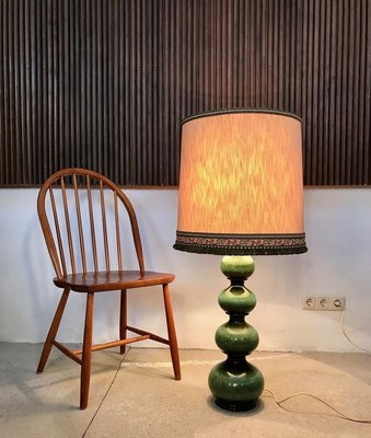 German Large Ceramic Table Lamp from Kaiser Leuchten, 1960s-JP-768998