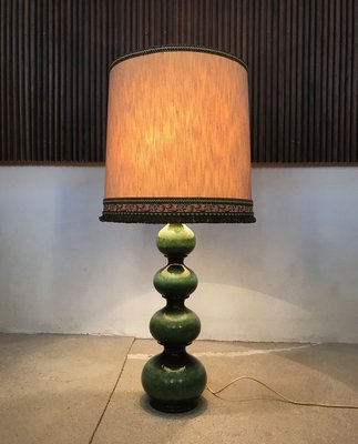 German Large Ceramic Table Lamp from Kaiser Leuchten, 1960s-JP-768998