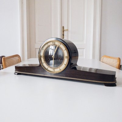 German Mantel Clock from Mauthe, 1940s-KND-1162326