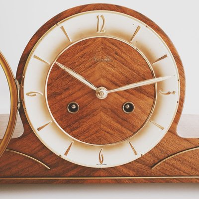 German Mantel Clock from Mauthe, 1940s-KND-888797