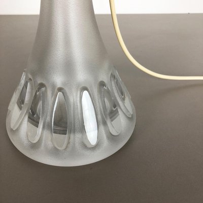 German Metal and Glass Tulip Desk Light by Peill & Putzler, 1970s-QZ-1143202