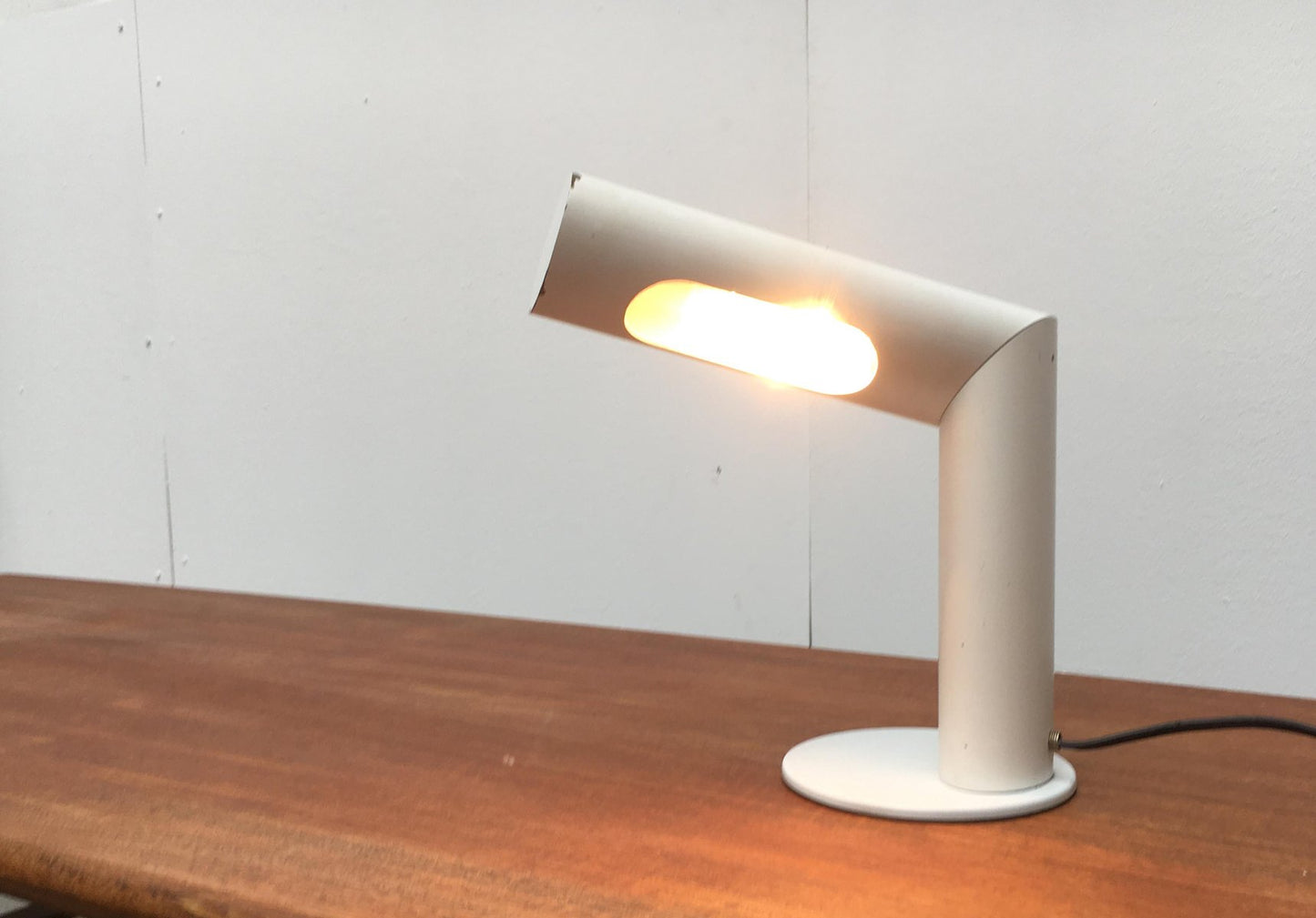 German Metal Minimalist Table Lamp from Brendel Leuchten Berlin, 1970s