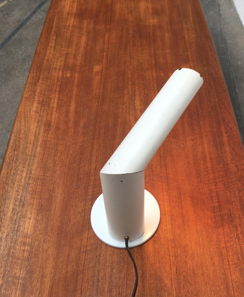 German Metal Minimalist Table Lamp from Brendel Leuchten Berlin, 1970s