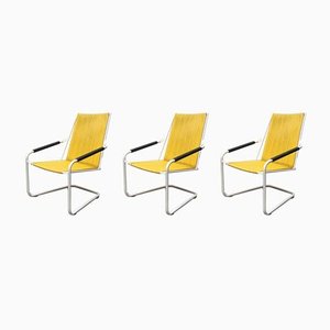 German Mid-Century Garden Stacking Chairs from Mauser, Set of 3-UAH-810092