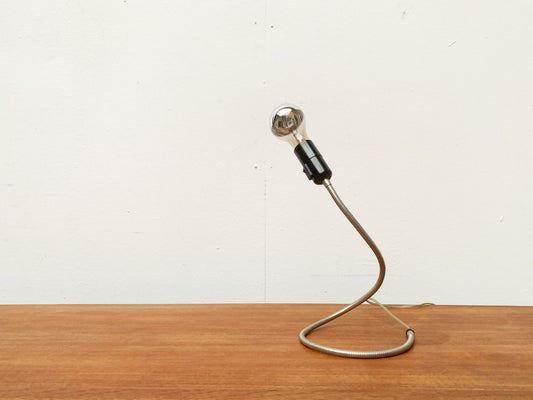 German Minimalist Lightworm Table Lamp by Walter Schnepel for Tecnolumen