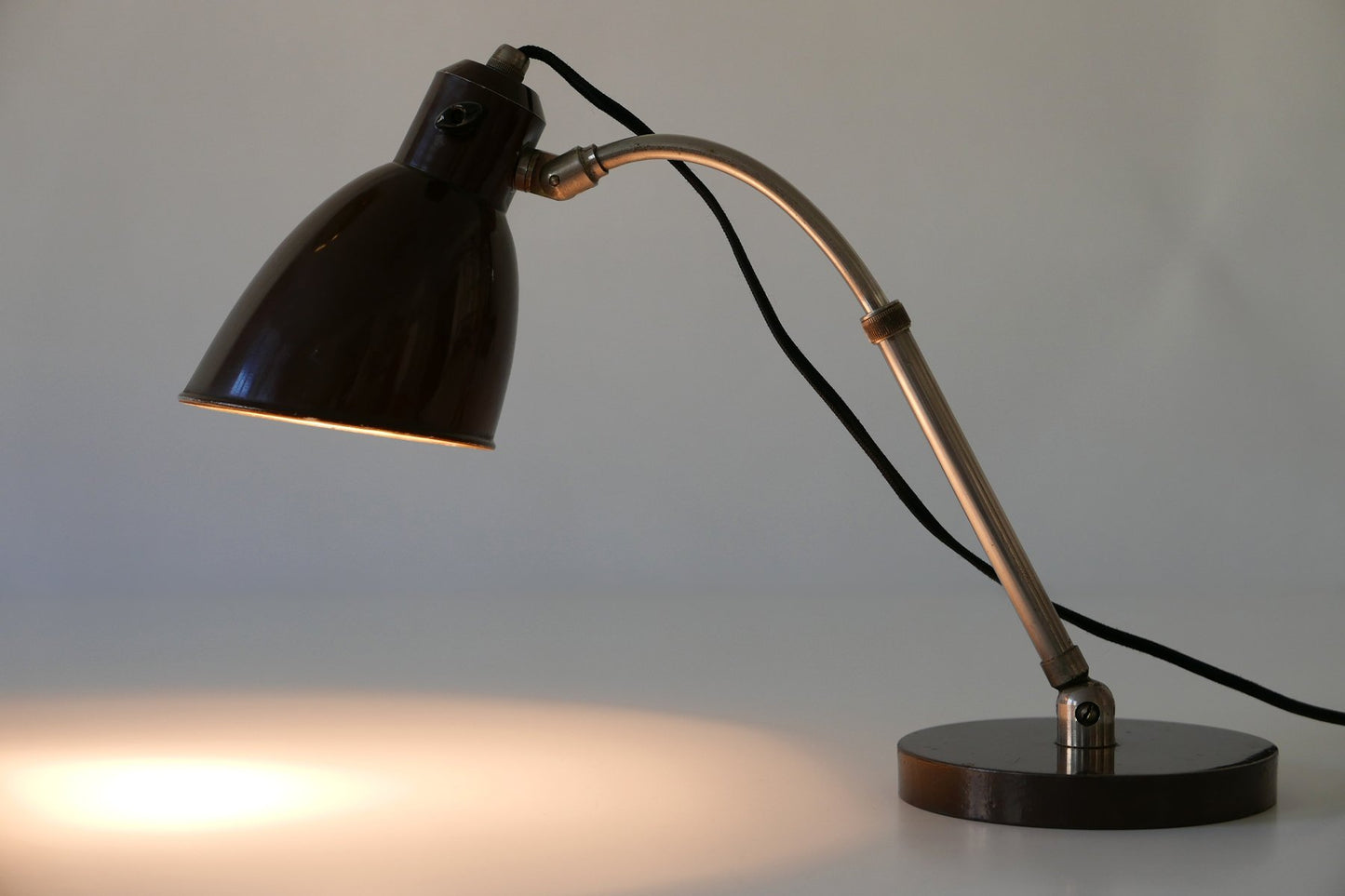 German Model Piccolo Table Lamp by Christian Dell for Bünte & Remmler, 1930s