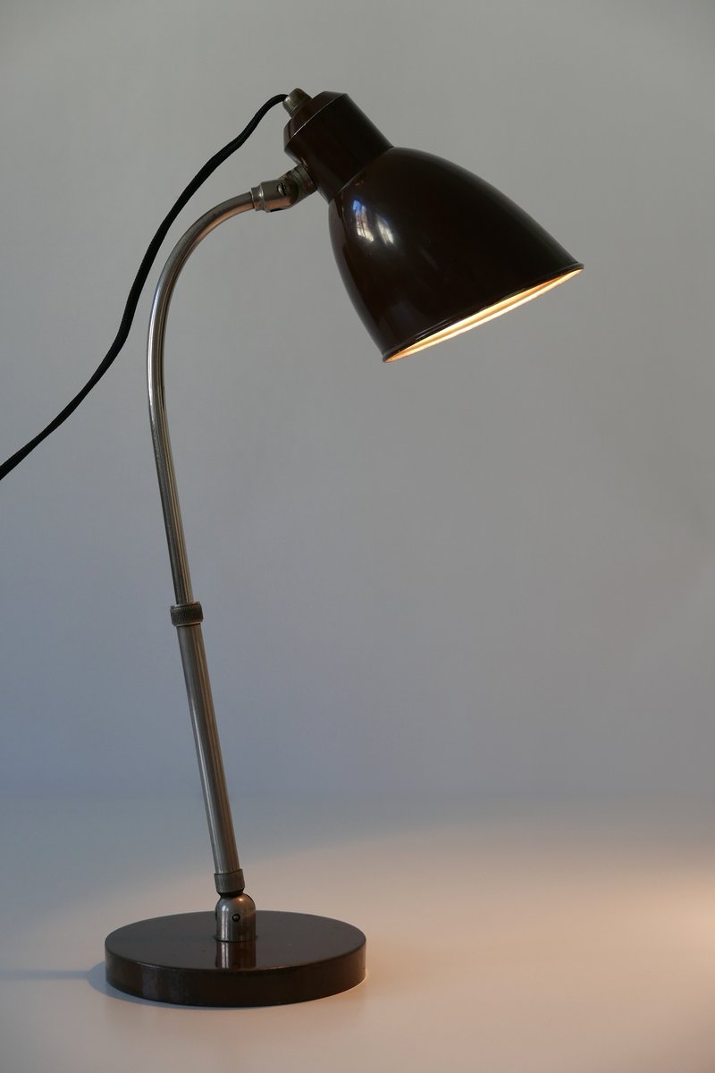 German Model Piccolo Table Lamp by Christian Dell for Bünte & Remmler, 1930s