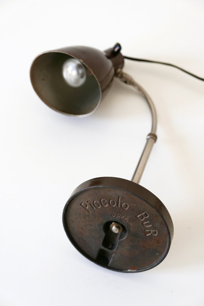 German Model Piccolo Table Lamp by Christian Dell for Bünte & Remmler, 1930s