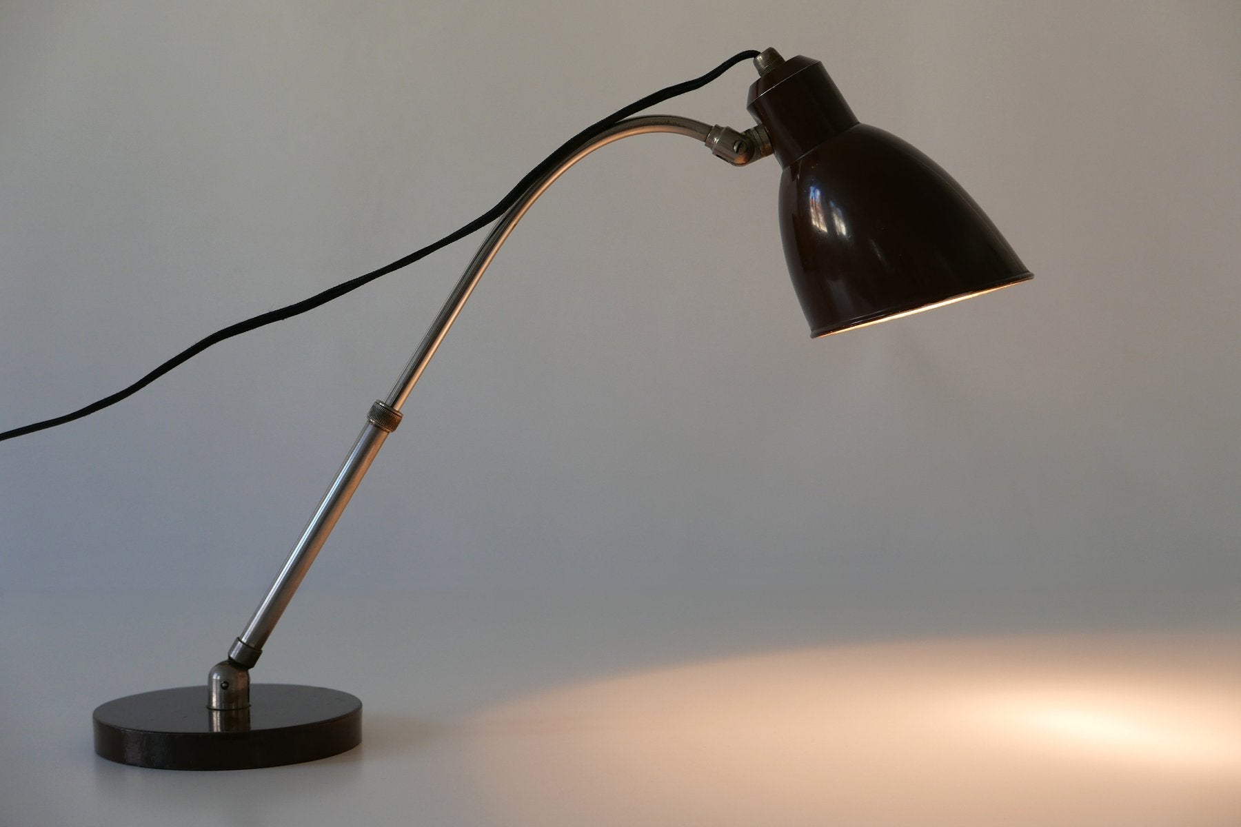 German Model Piccolo Table Lamp by Christian Dell for Bünte & Remmler, 1930s